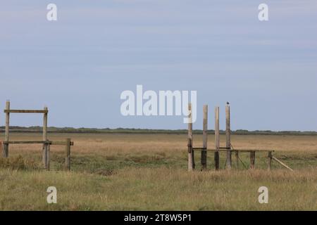 Thornham Harbour, Norfolk, großbritannien Stockfoto