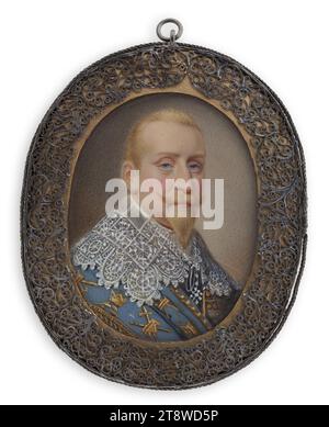 Anna Beata af Kleen, 6,9.1813, Mariestadt, Schweden, 4,2.1894, Stockholm, Schweden, König Gustaf II. Adolf, 1833 - 1894, 6,6 x 5 cm, Elfenbein Stockfoto