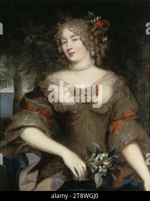 Francoise-Marguerite de Sévigné, Gräfin von Grignan (1648-1705), um 1669, Mignard, Pierre, Maler, um 1669, 17. Jahrhundert, Malerei, Höhe: 90 cm, Breite: 73 cm Stockfoto