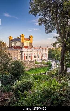 Durlston Castle bei Swanage, Dorset, England Stockfoto