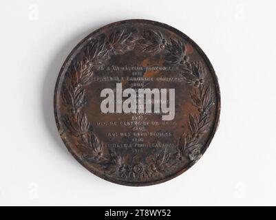 Joachim Murat (1767–1815), Marschall des Reiches, Großherzog von Berg und Kleve (1806–1808), französischer Prinz und König von Neapel (1808–1815), Caqué, Armand-Auguste, Medaillengravierer, Numismatik, Medaille Stockfoto