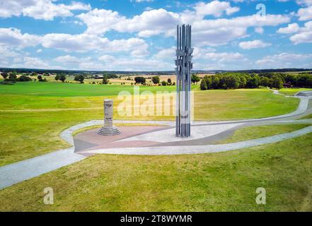 Polen, Grunwald, Ermland - Provinz Masuren - 03.08.2023: : Das Denkmal des Grunwaldes, Schlachtfeld der historischen Schlacht zwischen Polen und dem Deutschen K Stockfoto