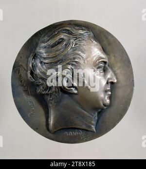 Porträt von Jacques-Charles Dupont de L'Eure (1767-1865), Politiker David d'Angers, Pierre-Jean, Bildhauer, Richard, Louis, Gründer, 1838, 1. Hälfte des 19. Jahrhunderts, Skulptur, Medallion (Skulptur ), Abmessungen - Werk: Durchmesser: 17 cm Stockfoto