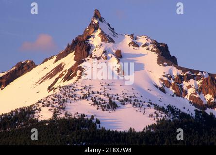 Mt Thielsen, Rogue-Umpqua National Scenic Byway, Umpqua National Forest, Oregon Stockfoto