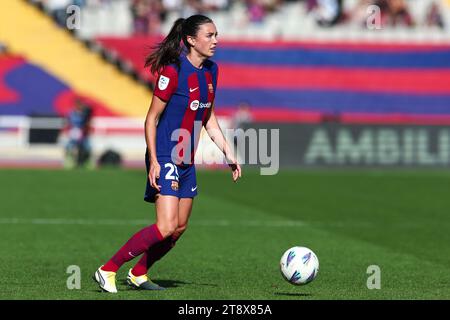 Barcelona, Spanien. November 2023. BARCELONA, SPANIEN - 19. NOVEMBER: Ingrid Engen vom FC Barcelona während des Liga-F-Spiels zwischen dem FC Barcelona und Real Madrid bei den Estadi Olimpic Lluis Companys am 19. November 2023 in Barcelona Credit: DAX Images/Alamy Live News Stockfoto