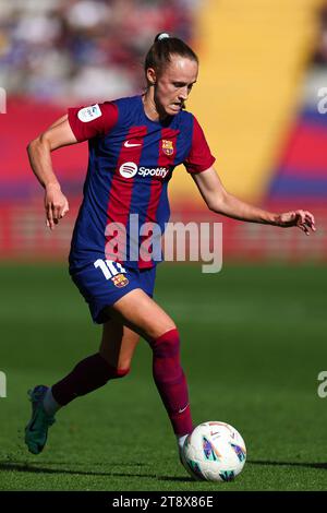 Barcelona, Spanien. November 2023. BARCELONA, SPANIEN - 19. NOVEMBER: Graham Hansen vom FC Barcelona während des Liga-F-Spiels zwischen dem FC Barcelona und Real Madrid bei den Estadi Olimpic Lluis Companys am 19. November 2023 in Barcelona Credit: DAX Images/Alamy Live News Stockfoto