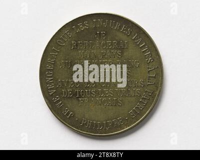 Louis Philippe Albert d'Orléans, Graf von Paris (1838–1894), Prinz Königlich von Frankreich (1842–1848), 1899, Gatteaux, Grazer in Medaillen, 1899, Numismatik, Medaille, Abmessungen - Werk: Durchmesser: 3 cm, Gewicht (Typenabmessung): 7,75 g Stockfoto