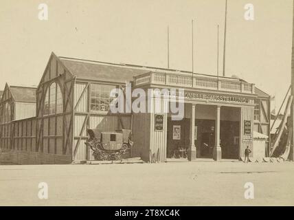 Weltmesse 1873: Pavillon der Zusatzausstellung (Nr. 1414), Michael Frankenstein & Comp. (1843-1918), Fotostudio, Wiener Photographen-Verein, Verlag, 1873, Papier, Fotografie, 1873 Wiener Weltmesse, Prater, Ausstellungen, Architektur, 2. Bezirk: Leopoldstadt, pavillon, Weltmesse, Weltausstellung, Wiener Sammlung Stockfoto