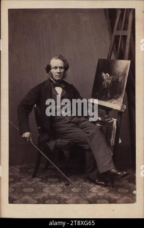 William Powell Frith (1819–1909), Maler, Maull & Polyblank, Fotostudio, Date around 1860, Trägerkarton, Albumenpapier, Höhe x Breite 9, 5 x 6, 3 cm, Bildende Künste, Porträt, Selbstporträt des Malers, Mann, Porträt, Die Wiener Sammlung Stockfoto