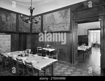 Therapiezentrum Stollhof, Klosterneuburg, Kierlinger Straße 87, Speisesaal, Martin Gerlach jun. (1879-1944), Fotograf, 1942, Glas, negativ, Höhe 17, 8 cm, Breite 23, 8 cm, Gesundheitswesen, Wiener Umgebung, Speisesaal, die Wiener Sammlung Stockfoto