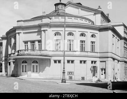 Raimundtheater (6., Wallgasse 18-20), Außenansicht, Martin Gerlach jun. (1879-1944), Fotograf, Datum um 1938-1940, Glas, negativ, Höhe 17,9 cm, Breite 23,9 cm, Architektur, Theater, 6. Bezirk: Mariahilf, Raimundtheater, Theater (Gebäude), Wiener Sammlung Stockfoto