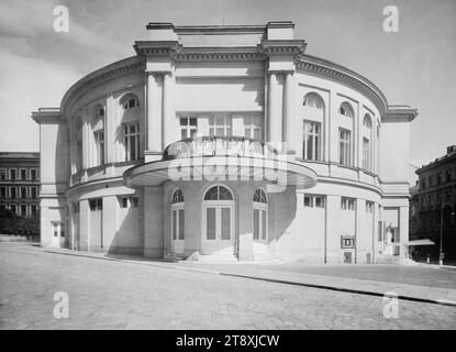 Raimundtheater (6., Wallgasse 18-20), Außenansicht, Martin Gerlach jun. (1879-1944), Fotograf, Datum um 1938-1940, Glas, negativ, Höhe 17,9 cm, Breite 23,9 cm, Architektur, Theater, 6. Bezirk: Mariahilf, Raimundtheater, Theater (Gebäude), Wiener Sammlung Stockfoto