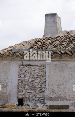 Altes Haus auf dem Land von Almeria, Spanien Stockfoto