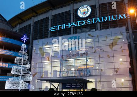 Manchester City Etihad Stadium. Colin Bell Stand. UK Stockfoto