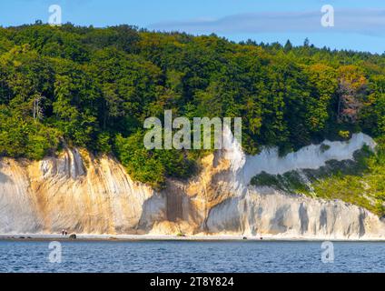 Kreidefelsen Und Kreidefelsen, Insel Rügen, Ostsee, Mecklenburg-Vorpommern, Deutschland Stockfoto