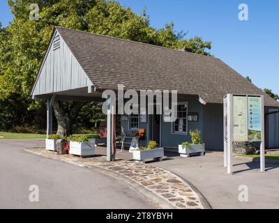 Visitors Centre, Blue Ridge Parkway, Virga, USA Stockfoto