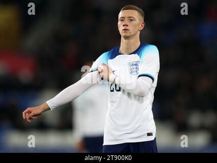 Goodison Park, Liverpool, Großbritannien. November 2023. Fußball der Gruppe F der Euro 2025, England U21 gegen Nordirland U21; Jay Stansfield of England Credit: Action Plus Sports/Alamy Live News Stockfoto