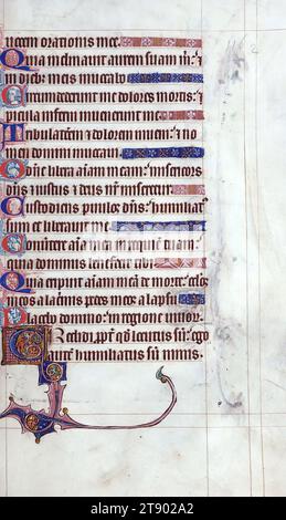 Psalter, Hybridfigur Randdekoration, dieser englische Psalter wurde ...