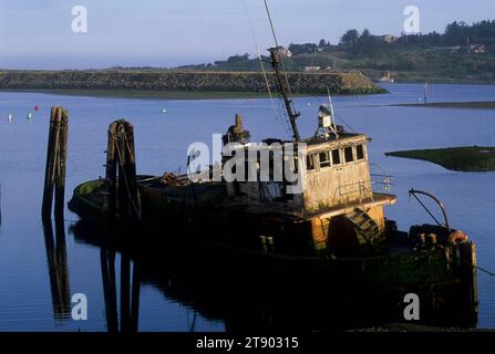 Mary D. Hume Schlepper, Gold Beach, Oregon Stockfoto