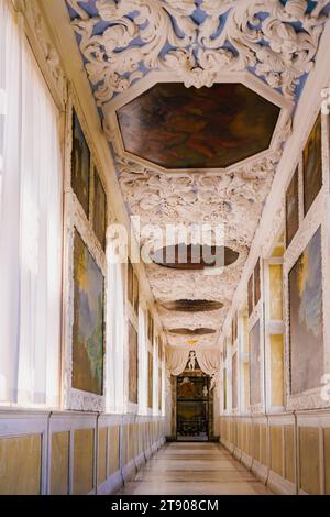 Gänge im Schloss Frederiksborg Stockfoto