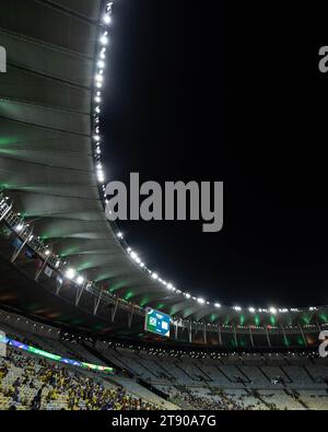 Rio De Janeiro, Brasilien. November 2023. Maracana-Stadion RIO DE JANEIRO, BRASILIEN – 21. NOVEMBER: Ansicht des Stadions vor dem Qualifikationsspiel zur FIFA-Weltmeisterschaft 2026 zwischen Brasilien und Argentinien am 21. November 2023 im Maracana-Stadion in Rio de Janeiro, Brasilien. (Marco Galvão/SPP) Credit: SPP Sport Press Photo. /Alamy Live News Stockfoto