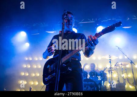 Nottingham, UK 21. November 2023, Danny Jones von McFly tritt in Nottingham at Rock City als Teil der UK Tour auf Credit: Paul Smith / Alamy Live News Stockfoto