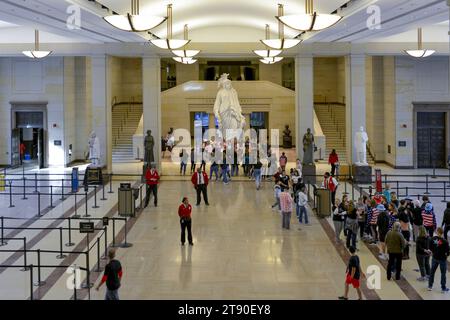 Im Capitol Building Visitor Center in Washington DC Stockfoto