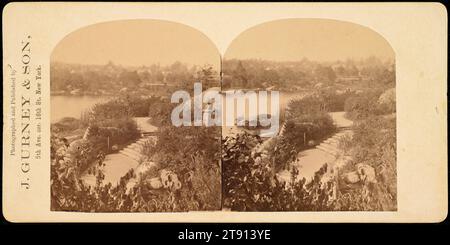 1869-1874, Jeremiah Gurney, amerikanisch, 1812 - 1895, 3 x 3/8 Zoll (7,62 x 13,65 cm) (Bild)3 7/16 x 6 7/16 Zoll (8,73 x 16,35 cm) (Halterung), Albumendruck (Stereokard), USA, 19. Jahrhundert Stockfoto