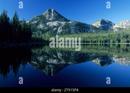 Gunsight Mountain & Anthony Lake, Elkhorn National Scenic Byway, Wallowa-Whitman National Forest, Oregon Stockfoto