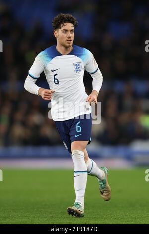 Liverpool, Großbritannien. November 2023. Hayden Hackney von England U21 beim Qualifikationsspiel der UEFA-U21-Europameisterschaft in Goodison Park, Liverpool. Der Bildnachweis sollte lauten: Gary Oakley/Sportimage Credit: Sportimage Ltd/Alamy Live News Stockfoto