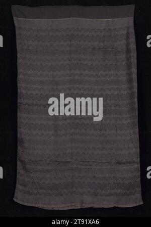 Begräbnisrock (Sarong), erste Hälfte des 20. Jahrhunderts, 41 x 27 Zoll (104,14 x 68,58 cm), Seide, Baumwolle, Myanmar (Birma), 20. Jahrhundert Stockfoto