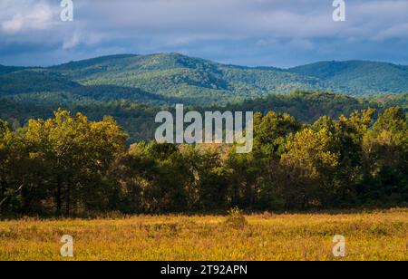 Cades Cove in den Great Smoky Mountains National Park Stockfoto