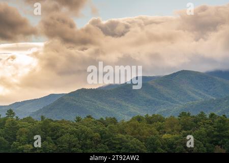 Cades Cove in den Great Smoky Mountains National Park Stockfoto