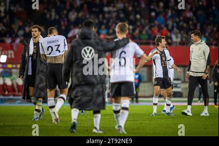 Wien, Deutschland. November 2023. Leon Goretzka (Deutschland), Robert Andrich (Deutschland) Ilkay Gündogan (Deutschland) Joshua Kimmich (Deutschland) Tho Stockfoto