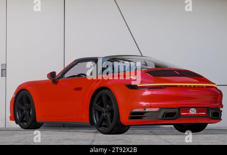 Porsche 911 Targa 4S Heritage Design Edition – im Geiste der Klassiker Stockfoto