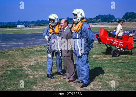 Scott Furlong Predator, Biggin Hill, Fernsehserie „Planemakers“ September 1964 Fotografie von Alan „Taffy“ Harris für ATV Stockfoto