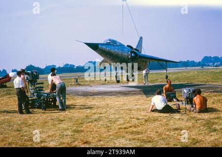 Scott Furlong Predator, Biggin Hill, Fernsehserie „Planemakers“ September 1964 Fotografie von Alan „Taffy“ Harris für ATV Stockfoto