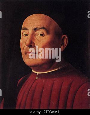 Trivulzio Porträt 1476 von ANTONELLO da Messina Stockfoto