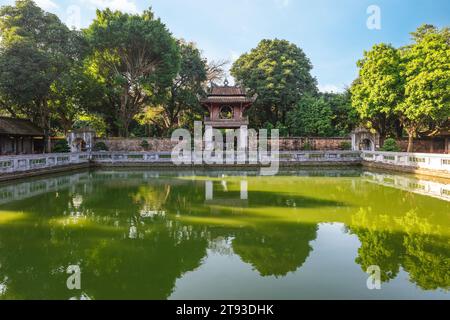 Khue Van Pavillon im Tempel der Literatur, auch bekannt als Van Mieu, in Hanoi, Vietnam Stockfoto