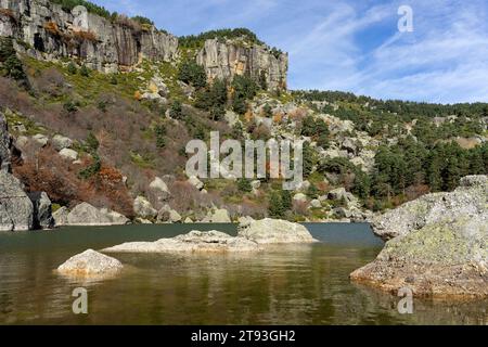 Naturpark der schwarzen Lagune in Soria, Castilla y León, Spanien Stockfoto