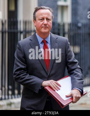 London, Großbritannien. November 2023. David Cameron, Außenminister, in der Downing Street für eine Kabinettssitzung, London, UK Credit: Karl Black/Alamy Live News Stockfoto