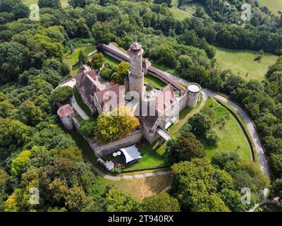 Blick von der Spitze des Schlosses altenburg in bamberg bayern Stockfoto