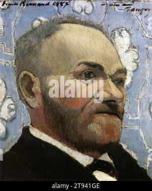 Porträt von Père Tanguy 1887 von Emile Bernard Stockfoto