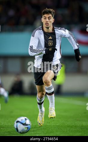 Wien, Österreich. November 2023. Fußball: Internationales Spiel, Österreich - Deutschland, Ernst-Happel-Stadion. Der deutsche Kai Havertz in Aktion. Quelle: Christian Charisius/dpa/Alamy Live News Stockfoto