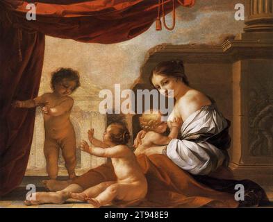 Allegory of Charity 1636-37 von Jacques Blanchard Stockfoto