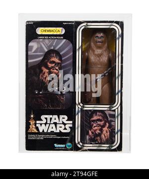 Kenner Star Wars Chewbacca Action Figur AFA Stockfoto