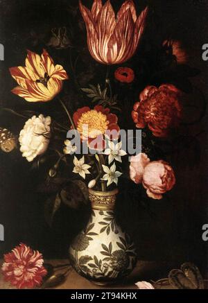 Stillleben mit Blumen in einer Wan-Li Vase 1619 von Ambrosius dem Älteren Bosschaert Stockfoto