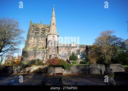 Church of St peter and St paul ormskirk Parish Church, lancashire, england, uk eine von nur 3 Kirchen in england mit Turm und Turm Stockfoto