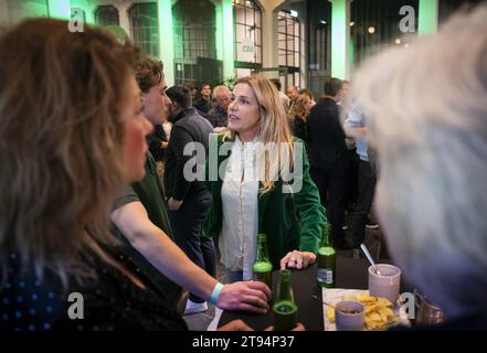 DEN HAAG - Lucille Werner am Ergebnisabend der CDA für die Wahlen zum Repräsentantenhaus. ANP JEROEN JUMELET niederlande Out - belgien Out Stockfoto