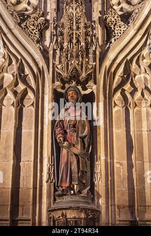 Statue in der Kathedrale von Sainte Cecile in Albi, Frankreich Stockfoto